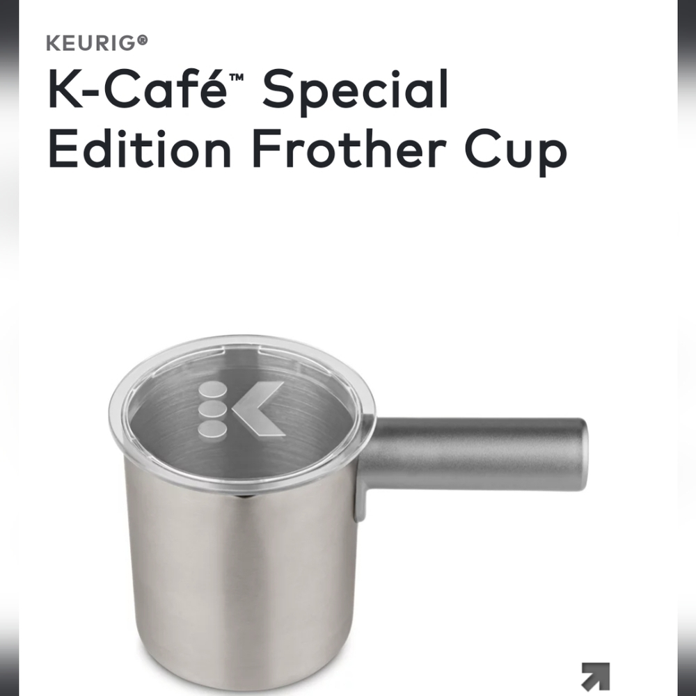 Keurig frother cup and lid